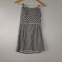 Striped Dress Juniors Navy White Sailor Strapless XL - $16.83