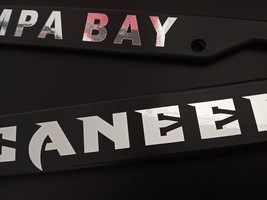Set of 2 - Tampa Bay Buccaneers Car License Plate Frames Vehicle Accesso... - $25.19+