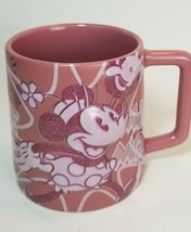 Disney Minnie Mouse Coffee Mug Featuring Animation Art Mauve Yoo Hoo Brew - £13.97 GBP