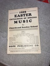Vtg The Service Hymnals,  Hope Publishing Company 1929Easter Music - £14.70 GBP
