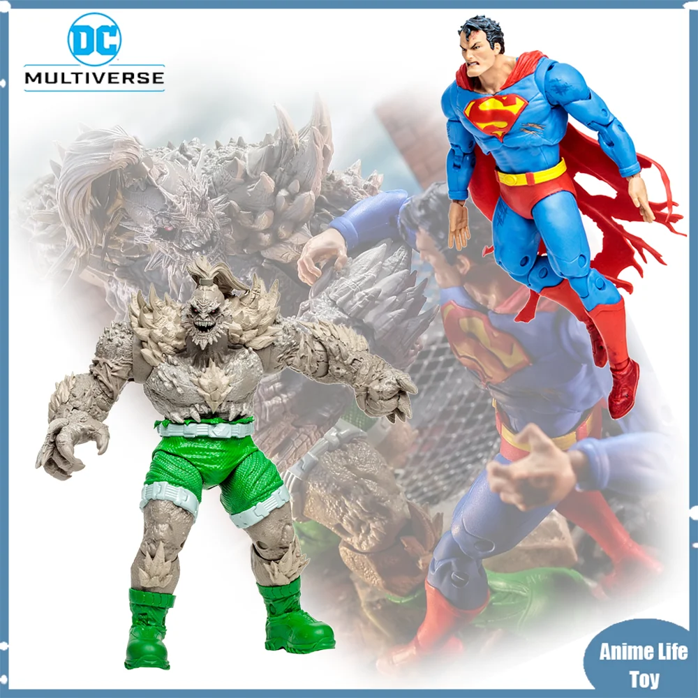 In Stock Mcfarlane Dc Multiverse Man Of Steel Superman Vs Doomsday Action - $57.08+