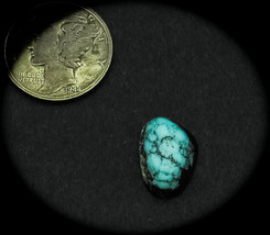 4.0 cwt. Vintage Morenci Turquoise Cabochon - $21.00