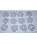 12 Used LEGO 4 x 4 Medium Stone Round Plates 60474 - £7.81 GBP