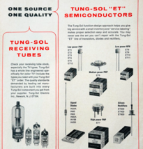 1965 Tung-Sol Tubes Radio Parts Advertisement Vintage Electronics DWU16C - $369.50 MXN