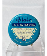 Vtg Blair I.B.S. Salve Antiseptic Skin Ointment 1 1/2 Oz Tin Lynchburg V... - £31.15 GBP
