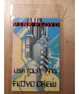  PINK FLOYD USA Tour 1975 CREW Pass Plasticized NM David Gilmour Roger W... - $25.46 CAD