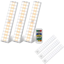 3 Pack 36 Led Closet Lights Battery Powered Led Lights + 3 Pack 38 Bls Led Close - £83.25 GBP