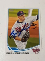 Brian Duensing Minnesota Twins 2013 Topps Autograph Card #467 READ DESCRIPTION - $4.94