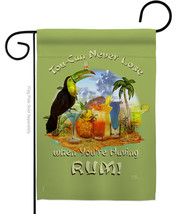 Tou Can Never Lose Garden Flag Humor 13 X18.5 Double-Sided House Banner - £15.96 GBP