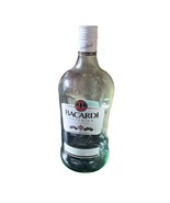 Large Bacardi Superior 1 Liter EMPTY Bottle Barware Decanter Decor 12 In u - $40.99