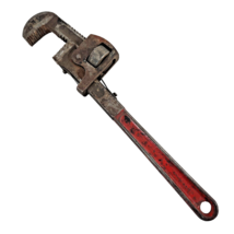 Vtg 14&quot; Adjustable Drop Forged Steel Pipe Wrench PL-M8-814 USA -Jaw Open... - £6.34 GBP