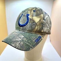 Indianapolis Colts Camo Hat NFL Team Apparel Adjustable Cap - £10.97 GBP