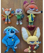 Zootopia Police Chief Bogo, Finnick, Nick Wilde, Mr. Otterton &amp; Nick Wil... - $1,196.20 MXN