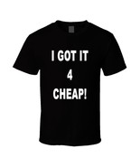 I Got It For Cheap Mens or Womens 4X Black T-Shirt Short Sleeve 38327 - £19.97 GBP