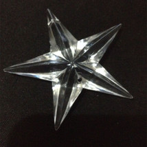 12pcs Five Star Acrylic Pendant Prisms Party Christmas Tree Hanging Decorations - £4.49 GBP