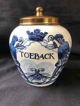 Antique DELFT - Goedewagen - Small Holland tobacco jar. Marked bottom - £133.39 GBP