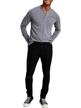 And Now This Men&#39;s Newirk Skinny-Fit Stretch Destroyed Jeans Black-33W - $27.99