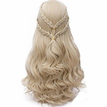 Epic Fantasy Inspired Blonde Cosplay Wig with Princess Curls - Heat Resistant - £22.05 GBP