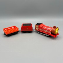 Motorized Trackmaster Thomas & Friends Train Engine James Safari & Tender 2013 - $19.79