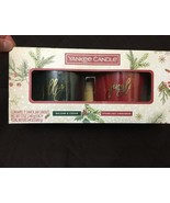 Yankee Candle Balsam Cedar Sparkling Cinnamon Jolly Jingle Gift Set of 2... - $16.78