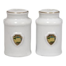 Vtg Ceramic Salt &amp; Pepper Shakers Laura Ingalls Wilder Surveyor&#39;s House ... - $13.67