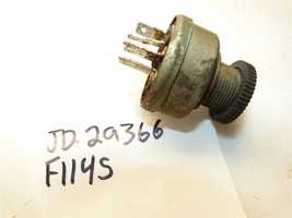 John Deere F-1145 Front Mow 4WD Tractor Ignition Switch