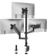 Wali Triple Monitor Mount for 13-32 inch Screens Gas Spring (GSDM003S), ... - $85.49