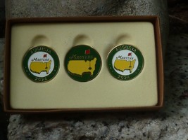 The Masters 2024 Two Sided Ball Markers 3 Pack - Great Gift - £17.85 GBP
