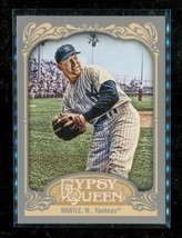 2012 Topps Gypsy Queen Baseball Trading Card #120 Mickey Mantle New York Yankees - £6.69 GBP