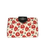 Coach CBO38 Medium Corner Zip Floral Print Bifold Wallet Chalk Black - €71,59 EUR