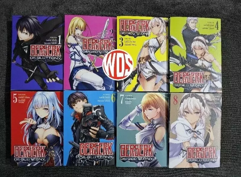 New Berserk Of Gluttony Manga English Version Vol. 1-8 Comic Book FREE S... - $224.16 CAD