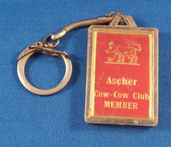 Key Ring Ascher Cow Cow Club Fob Vintage - £10.10 GBP