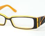 K-ACTOR KV700 C11 DARK BROWN /ORANGE /AMBER EYEGLASSES GLASSES FRAME 52-... - $77.64