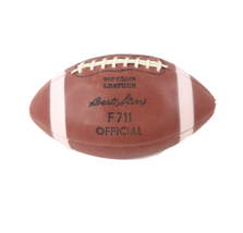 Vintage 60s MacGregor F711 Official Top Grain Leather Football Bart Star... - $78.16