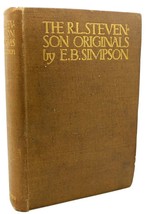 E. Blantyre Simpson Robert Louis Stevenson Originals 1st Edition 1st Printing - $50.94