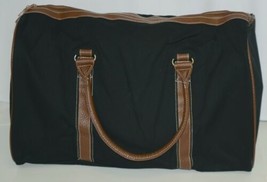Mainstreet Collection CDBK1588 Canvas Duffle Bag Colors Black and Brown - £39.95 GBP