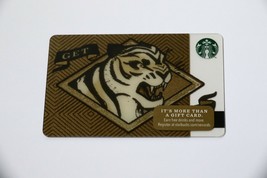 Starbucks 2014 Christmas TIGER Gift Card Limited Mint New RARE - £6.37 GBP