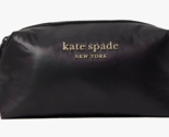 Kate Spade Everything Puffy Medium Cosmetic Case Black Pouch PWR00239 NW... - £31.74 GBP