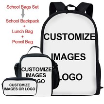 Siamese Cat Printed School Bags Cute School Backpack for Kids Boys Children Scho - £94.94 GBP