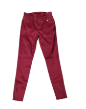 J BRAND Womens Trousers Maria Skinny Fit Comfortable Burgundy Size 26W JB001206 - £73.02 GBP