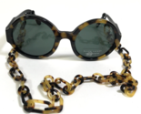 Ralph Lauren Sunglasses RL8022 5010/71 Brown Tortoise Round Frames Green... - $74.58