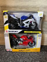 New Ray &amp; Maisto 1:12 Scale Suzuki &amp; Ducati Street Bikes Motorcycles - L... - €23,89 EUR