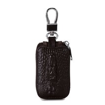 Genuine Leather Car Key Pouch Vintage Designer Car Key Case Bag Key Chain Holder - £20.28 GBP