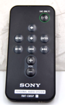 Sony RMT-CM5ip Personal Audio System Original Remote Control Light Test - $6.67