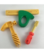 Little Tikes Tough Workshop Tools Sliding Square Ruler Screwdriver Lot V... - $33.78 CAD