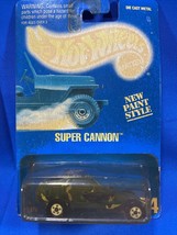 Hot Wheels Super Cannon Military Buggy Blue Card Collector #274 Malaysia... - $3.20