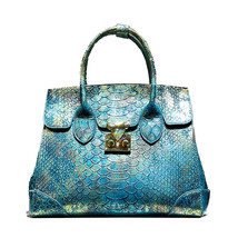 Cocoa Yacht Club Leather Snake Print Handbag - $117.00