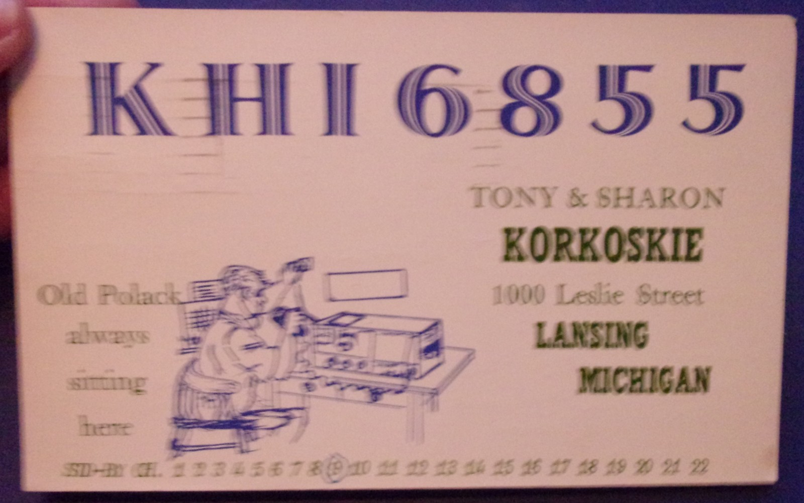 Vintage CB Postcard From Lansing Michigan - $2.99