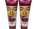 2x Retinol Gold Peel-Off Mask Tightens, Lifts, Soothes, Hydrates - $37.13