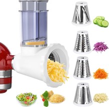 Upgraded Slicer Shredder Attachments for KitchenAid Stand Mixers Food Sl... - $81.36